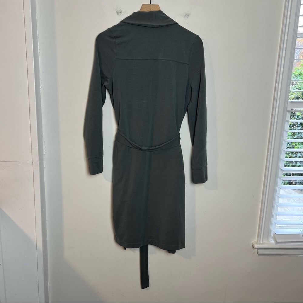 UNIVERSAL STANDARD- Rachele Lounge Robe Pima Cotton - Picture 2 of 6